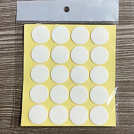 40Pcs Transparent Acrylic Double-sided Stickers, Traceless Sticky Dots, Flat Round/Square
