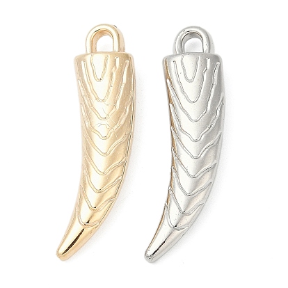 Пластмассовые подвески ccb, рог, с петлей