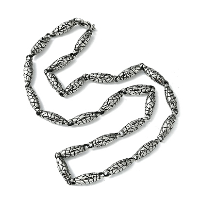 304 Stainless Steel Necklaces, Rice