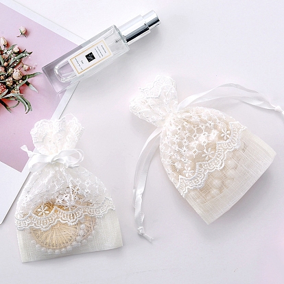 Подарочные пакеты для ювелирных изделий из органзы на шнурке, прямоугольные