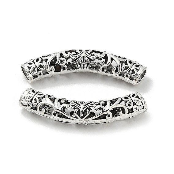 Тибетский стиль конечные сплава шнур шапки, дуга окружности