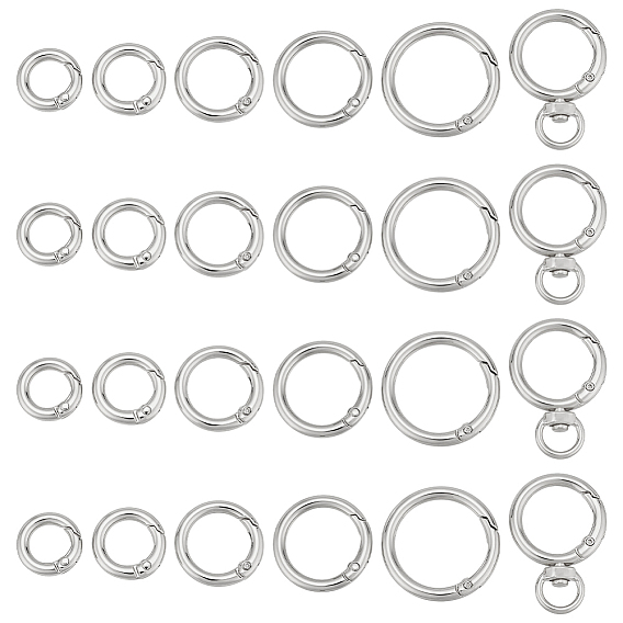 Легкосплавные пружинные кольца, с поворотными застежками