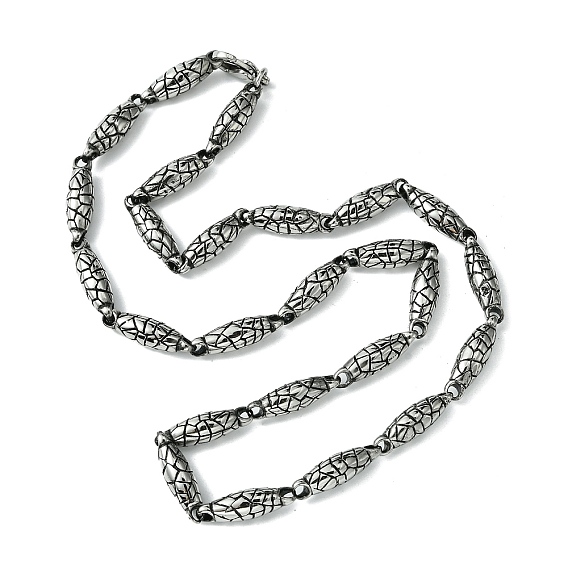 304 Stainless Steel Necklaces, Rice