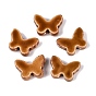 Handmade Porcelain Beads, Bright Glazed Porcelain, Butterfly