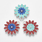 Alloy Enamel Pendants, Flower