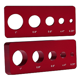 Акриловый инструмент для установки безопасных глаз для изготовления игрушек, доска для измерения глазного яблока куклы