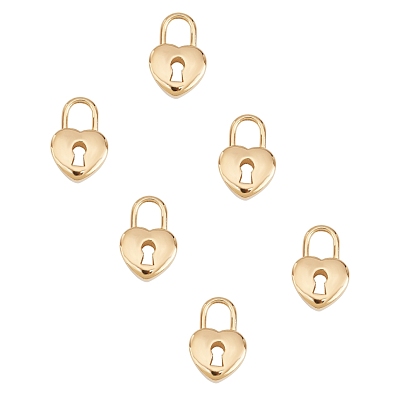 Вакуумное покрытие pvd 304 подвески из нержавеющей стали, сердце замок