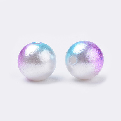 Acrylic Imitation Pearl Beads, Round