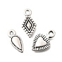 Сплавочные подвески тибетского стиля, античное серебро