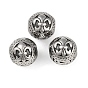 304 из нержавеющей стали бусы, круглые с Флер де Лис