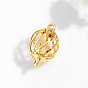 Brass Locket Pendants, Lantern Charms