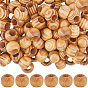 100 шт деревянные бусины, rondlle