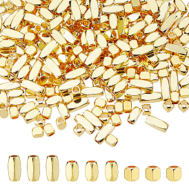 90шт. 3 стили наборов латунных бусин, разнообразные