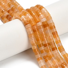 Природный Топаз нефрита бисер нитей, диск, Heishi бусы