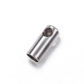202 Stainless Steel Cord Ends, End Caps