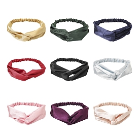 Satin Cloth HairBands, Soft Thick Head Wrap