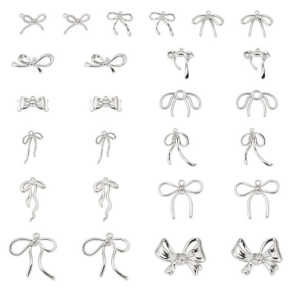 26 шт 13 стили подвески из сплава, бантом