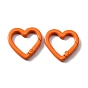 Zinc Alloy Spring Gate Rings, Heart Ring