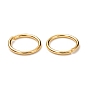 Brass Jump Rings, Open Jump Rings, with Smooth Joining Ends, Cadmium Free & Lead Free