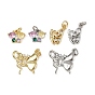 Латунные микро проложить кубического циркония подвески, бабочки прелести, с целью перехода в кольце, долговечный, без кадмия и без свинца, стойки покрытие
