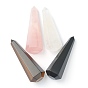 Pointed Natural Gemstone Display Decorations, Faceted, Bullet