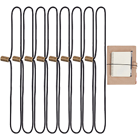 20шт. полиэстеровая резинка для блокнота для путешествий, замена ремешков соединительной ленты для журналов, со сплавом мозг заканчивается