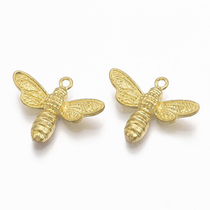 Brass Pendants, Nickel Free, Bee