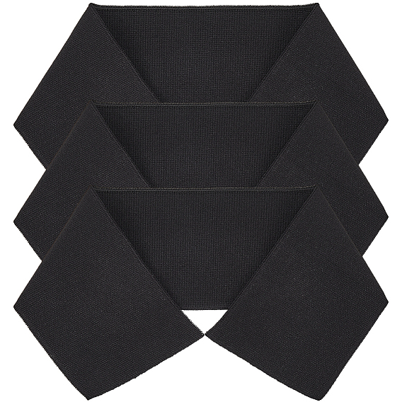 3шт. 95% хлопок и 5% эластичная резинка для манжет, отделка воротника выреза горловины пояса, трикотажный подол, стеганая ткань