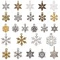 Tibetan Style Alloy Pendants, Christmas Snowflake