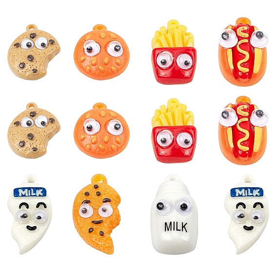 Plastic Pendants, Imitation Food