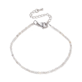 Natural Labradorite Round Beads Bracelets
