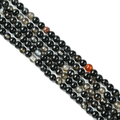 Естественно агат круглый шарик нити