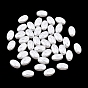 ABS Plastic Imitation Pearl Beads, Oval