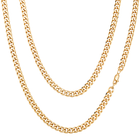 2шт 7мм нержавеющая сталь кубинские звенья цепи ожерелья для женщин мужчин