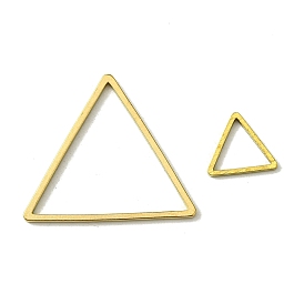 Anneaux connecteurs en laiton, triangle