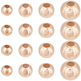 40 шт. 4 стили круглые 925 бусины-разделители из стерлингового серебра