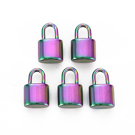 201 Stainless Steel Pendants, Lock