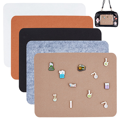 5шт. 5 цвета фетровой доски, прямоугольные