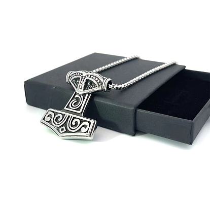 Мужские ожерелья с подвеской в виде якоря из нержавеющей стали