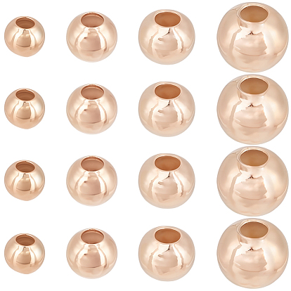 40 шт. 4 стили круглые 925 бусины-разделители из стерлингового серебра