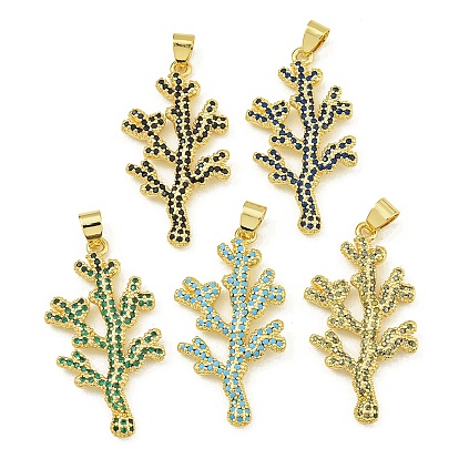 Подвески из кубического циркония с покрытием из латуни, без свинца и без кадмия, реальный 18 k позолоченный