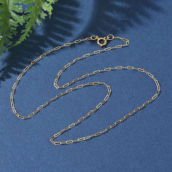 Длинные овальные звенья цепи из латуни для женщин и мужчин