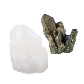 Силиконовые формы для кристаллов своими руками, формы для литья смолы, для уф-смолы, изготовление ювелирных изделий из эпоксидной смолы
