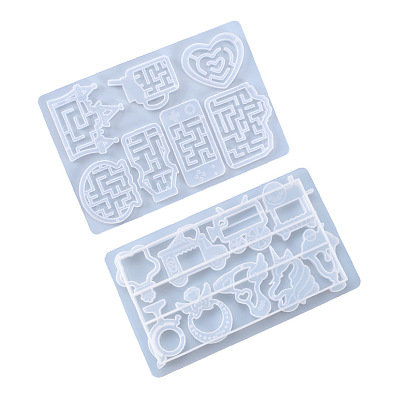 Quicksand Series Mold, Silicone Molds, Resin Casting Molds, for UV Resin & Epoxy Resin Jewelry Making