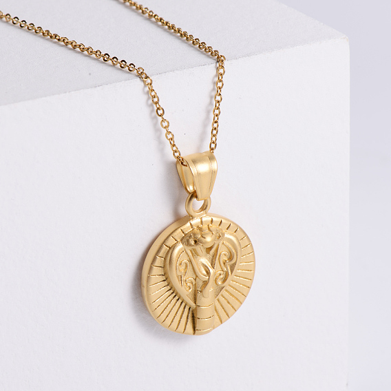 Винтажные европейские змеиные подвески из нержавеющей стали для мужчин и женщин