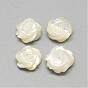 Cabochons en nacre blanche, fleur
