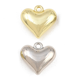 Alloy Charms, Heart Charms, Rack Plating