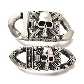 Магнитные застежки, нержавеющая сталь 304, череп