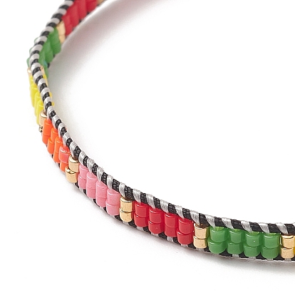 Handmade Japanese Seed Baided Beaded Bracelet for Women