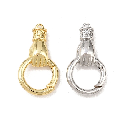 Латунные кольца с пружинным затвором, долговечный, без свинца и без кадмия, стойки покрытие